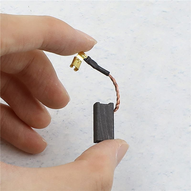 Image secondaire de eMagTech 2 Paires Balais de Charbon Moteur Remplacement Compatible avec DeWalt DWE4120/DWE4120N/DWE4011/N097696 Accessoires Meul