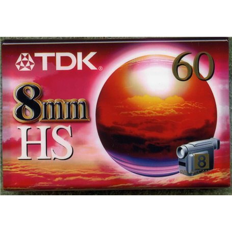 TDK 8mm HS 60 - Cassette 8mm pour caméscope