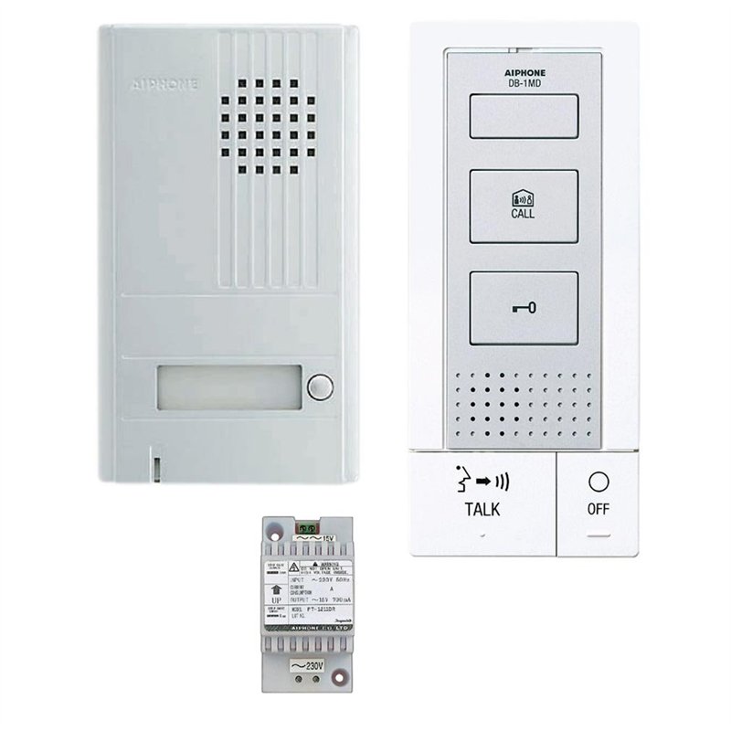 Kit portier Audio 2 Fil Mains Libres