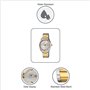 Casio - LTP-1302SG-7A - Classic - Montre Femme - Quartz Analogique - Cadran Argent - Bracelet Acier plaqué Bicolore