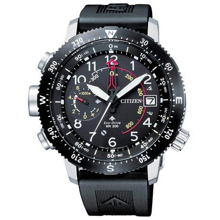 Citizen Homme Analogique Energie Solaire Montre avec Bracelet en PU BN4044-15E