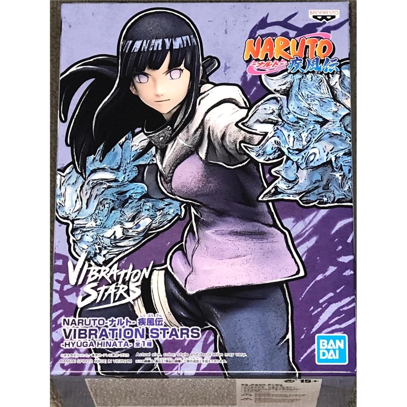 Banpresto Naruto Shippuden Hinata Hyuga Vibration Stars Chiffre, 16 cm Hauteur, Multicolore