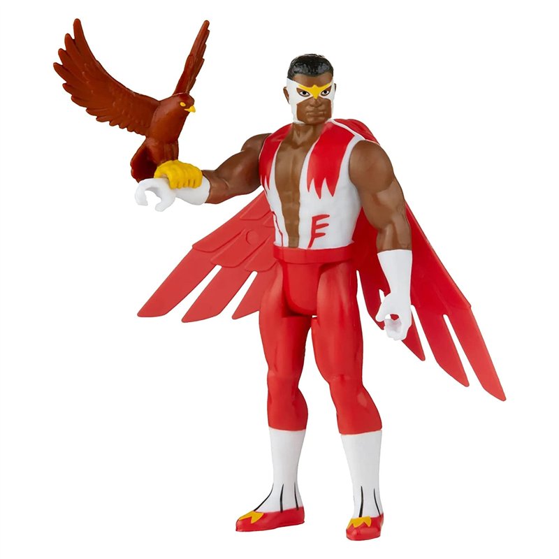 Marvel Hasbro Legends Series Retro 375 Collection, Figurine Marvel's Falcon de 9,5 cm F3808 Multicolore