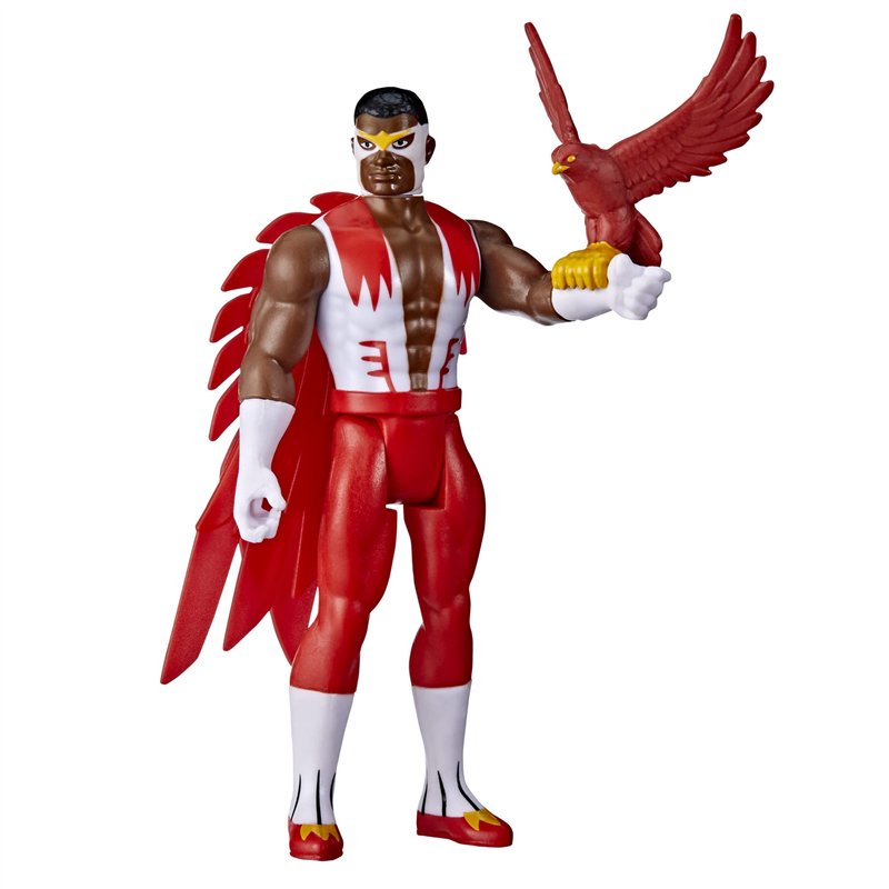 Image secondaire de Marvel Hasbro Legends Series Retro 375 Collection, Figurine Marvel's Falcon de 9,5 cm F3808 Multicolore