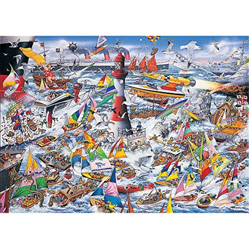 Image secondaire de Gibsons I Love Boats Puzzle 1000 pièces, G591, Multicolore