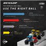 Dunlop Lot de 3 balles de Squash Pro