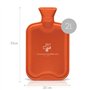 Bouillotte en caoutchouc General Healthcare – Simple nervure – 2 litres
