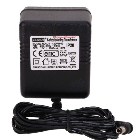 Christmas Concepts® 12v ~ 1.0a 12va Adaptateur Secteur avec câble d'alimentation équipé - Convient pour Les lumières de noël - A