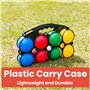 Toyrific Jeu de Boules Classiques en Plastique pour Jeux de Jardin familiaux BGG1535