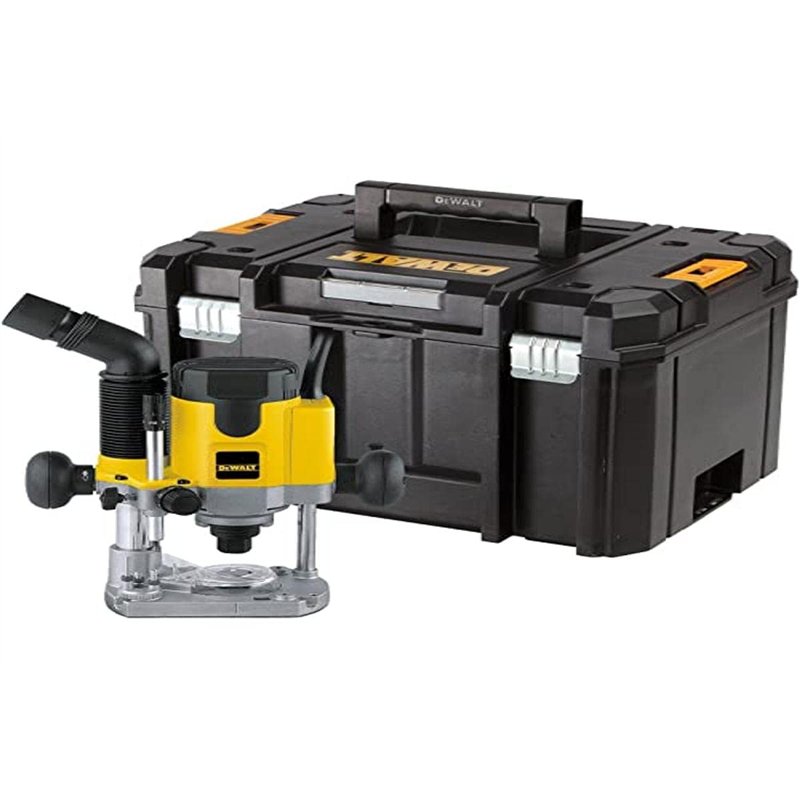 DeWalt DW622KT Défonceuse 1400W 6-12mm plongée 55mm avec coffret Argenté