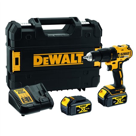 DEWALT Cordless Drill DCD778M2T-QW 18 V 2 x 4