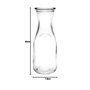 Olympia GM583 Lot de 6 carafes en verre 0,5 l 200 x 78 mm