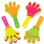 Baker Ross Mini-applaudisseurs en plastique (lot de 8) - Parfaits pour les pochettes-surprises ou comme cadeau pour les enfants.