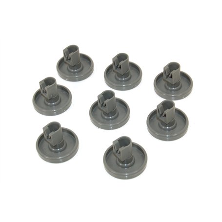 Electrolux Lot de 8 roulettes pour panier inférieur de lave-vaisselle - 50286965004 DX303SK