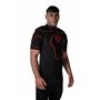 OPTIMUM Origin Epaulières de Rugby Homme, Noir/Rouge, M
