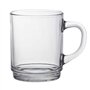Duralex Versailles Verre Tasses à café - Coupes 260ml pour Le thé, Boissons Chaudes - Effacer - Paquet de 12