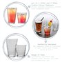 Duralex Verres è Boire Prisme - Gobelets 220 ML, Highballs 330 ML - Transparent - Lot de 12