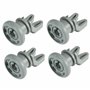 Beko Lot de 4 roulettes pour panier supérieur de lave-vaisselle