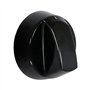 Spares2go Boutons de commutateur de commande noir universel pour toutes les marques de four, cuisinière et plaques de cuisson (L
