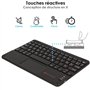 TECHGEAR Active Strike Pro Clavier AZERTY Bluetooth sans Fil avec Pavé Tactile Intégré compatible avec Samsung Tab S7, Tab S6 Li