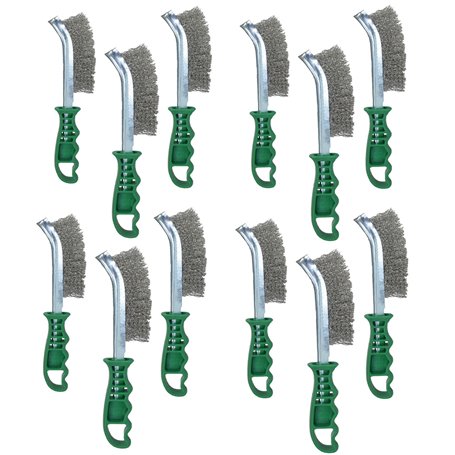 Panneaux en acier inoxydable Brosse Dérouiller la main nettoyage / brosse spid x 12