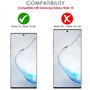 TECHGEAR Protection Écran Compatible avec Samsung Galaxy Note 10 / Note 10 5G [ghostSHIELD] Film Protecteur Écran en TPU avec Pr