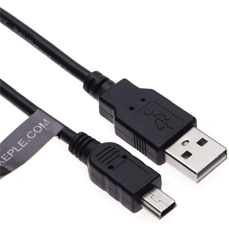 Mini USB Câble 5m Chargeur Compatible avec Garmin Nuvi 42 52 52LM 54LM 55LM 57LM 67LM 68LM 860, Garmin GPS Edge 200, 500, 510, 6