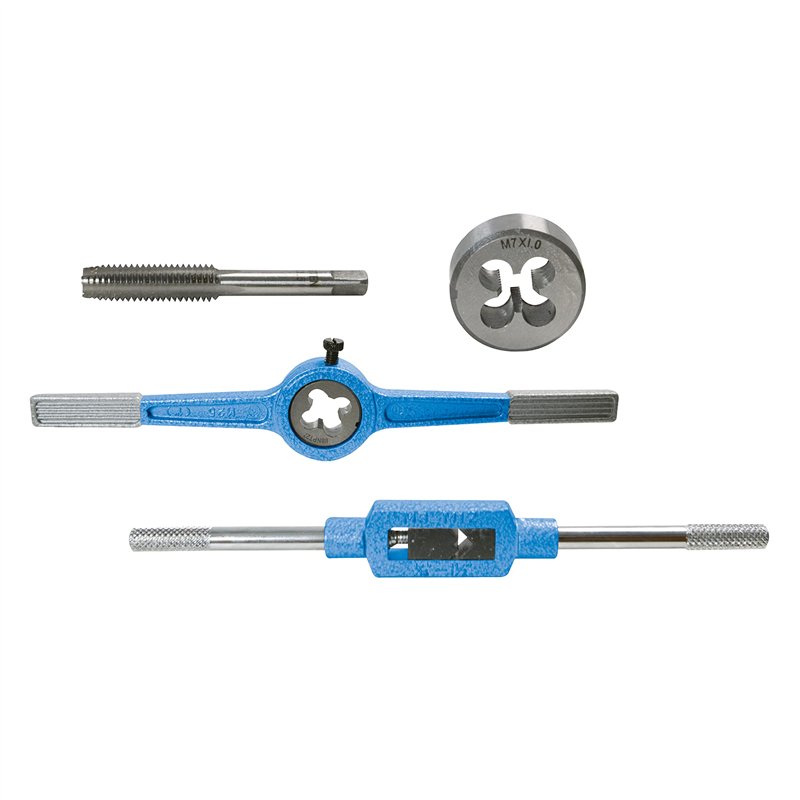 Image secondaire de Silverline 186811 Coffret expert tarauds + filières 40 pièces