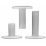 Tee de Practice de Golf en Caoutchouc Longridge (Lot de 3) - Blanc