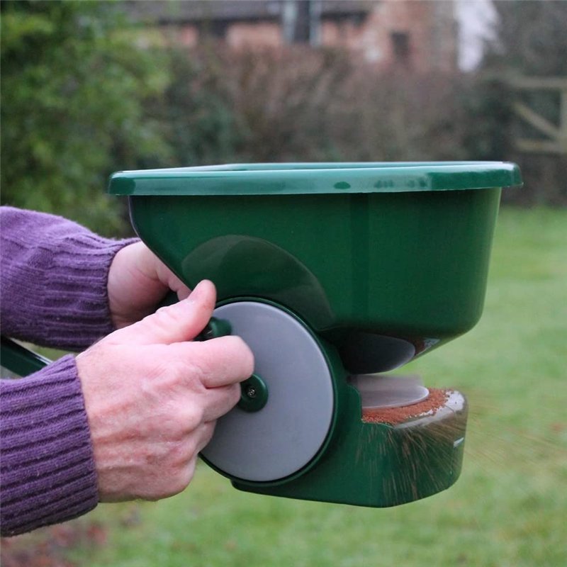 Greenkey 741 Deluxe Épandeur de semences et d’Engrais, Vert