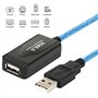 TRIXES Câble d'extension 10m USB Répéteur actif - USB haute vitesse mâle à femelle - Compatible USB 2.0 et USB 1.1 pour impriman