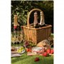 Red Hamper Porte-Bouteilles 4 Bouteilles en Osier cuit à la Vapeur 2 Tons