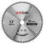 Saxton TCT Lame de scie circulaire à bois 300 mm x 30 mm x 80 dents pour Bosch