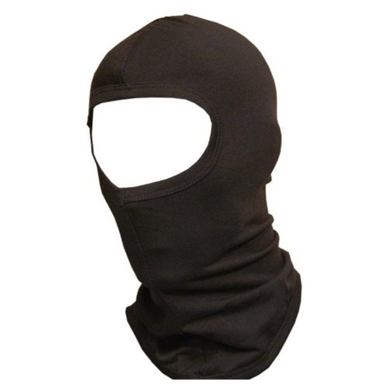 Image secondaire de Jasmine Silk 100% Soie Cagoule Tour de Cou Cache Nez Oreille Moto Ski Scooter Cagoule Casque Textile - Police - GIGN - Forces sp