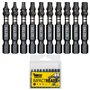 10 x SabreCut SCTKA10 50 mm T10 T15 T20 T27 T30 T40 Jeu d'embouts de tournevis à percussion Torx à une extrémité 10 15 20 27 30