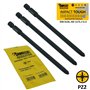 3 x SabreCut SC116PZ2_3 116 mm PZ2 Compatible avec Hilti SMD 57 SMD57 1/2 Autofeed Assemblé Tournevis pour cloison sèche Pistole