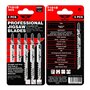 30 x TopsTools JSTTK6A T101B T101BR T101D T101AO T111C T144D Lames de scie sauteuse mixtes compatibles avec Bosch, Dewalt, Makit