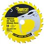 2 lames de scie circulaire SCCSFK165CR SabreCut 165 mm 24T et 40T x 20 mm compatibles avec Dewalt Bosch Makita et bien d'autres