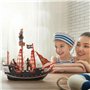 THE TWIDDLERS Jouet Bateau Pirate avec Figurines Pirate pour Enfants - Cadeau Anniversaire & de Noël pour Garçons