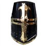 Nautical Replica Hub - Casque de chevalier templier médiéval en acier noir pour adulte unisex