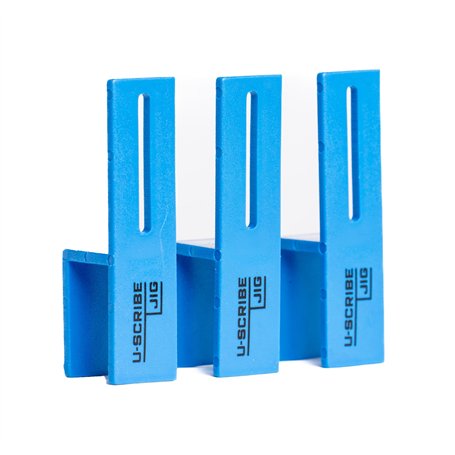 U-Scribe Jig 3 gabarits de menuiserie 19 mm – L'outil parfait pour tout installateur de cuisine