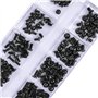 Chstarina 240Pcs M2 M2.5 M3 Kit de Vis pour Ordinateur Portable Kit de Vis de Réparation D'ordinateur pour IBM HP Dell Lenovo Sa