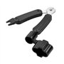Vesaneae 3 en 1 Enrouleurs de Corde de Guitare, Coupe-Corde et Extracteur de Broches de Pont, Pince Coupante Guitares Noir, Mult