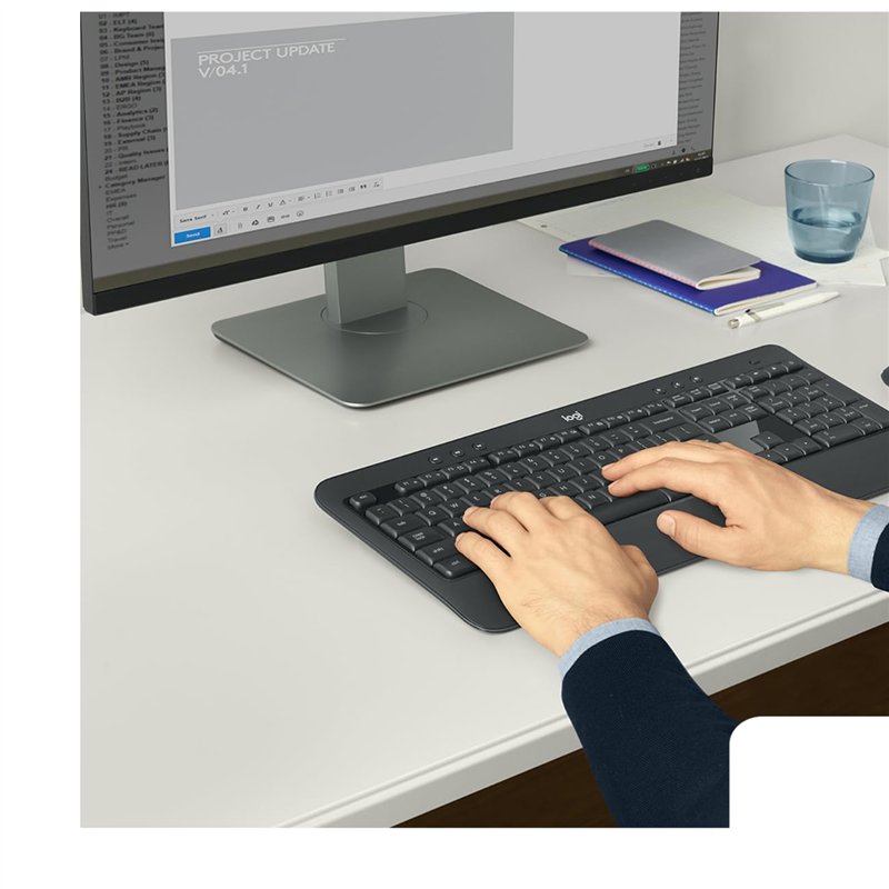 Image secondaire de Logitech MK540 Combo Clavier et Souris, Clavier QWERTZ Suisse - Noir
