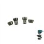 KATSU Mandrin à Pince 3/8" 1/4" 6mm et 8mm 4 Pièces pour Défonceuse Rogneuse Routeur à Bois Trimmer électrique Pince de Titulair