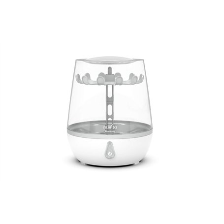 Nuvita STERIEASY 1083 - Sterilisateur Biberons Electrique à Vapeur - Stérilise 6 Biberons en 6 min - Plateau Chauffant en Inox F