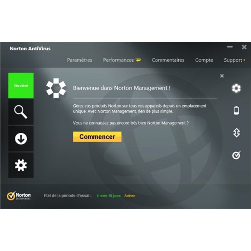 Image secondaire de Norton antivirus 2013 (1 poste, 1 an)