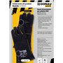 DONAU SAFETY Gant de Soudeur en Croûte de Cuir de Vachette pour Soudage MIG - Taille 10 XL, 1 Paire - Gants de Travail de Haute 