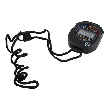 ISO TRADE Chronomètre numérique Multifonctions avec Boussole + dragonne #445