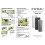 Cyfral 5902768850789 Smart5P Smart 5p Haustelefon 4 Plus N, 4, 5, 6 système de tirage, blanc